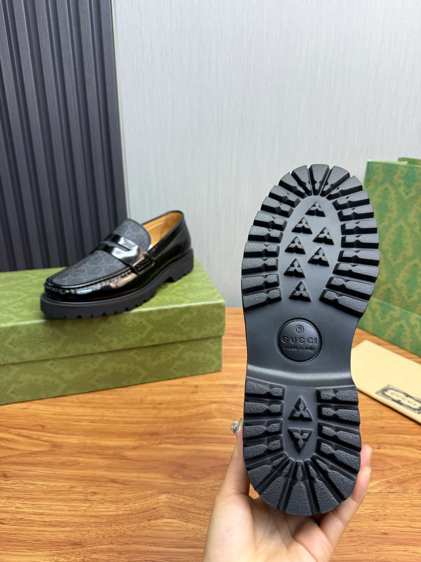Factory price 580💰 GUCCI. Gucci men's business casual leather shoes, luxurious and noble👞All imported original brand leather materials, just to create a more comfortable wearing experience, upper: original cowhide. Frosted cowhide➕Imported full cowhide, original outsole✔️16-45 (45 non-refundable)